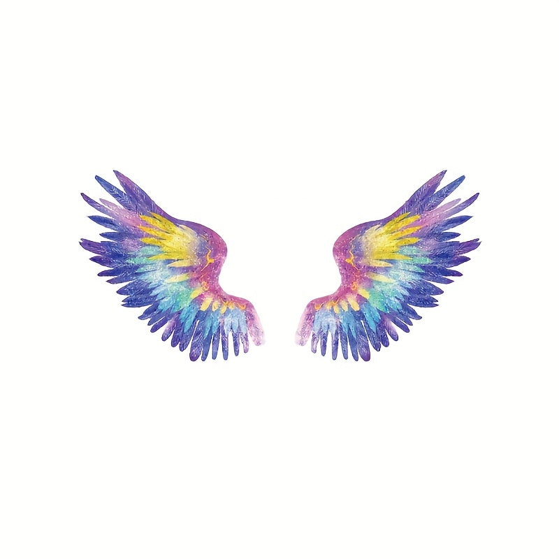 Fish Scale Wing Pearl Eye Corner Face Tattoo Sticker Glitter Eye Patch