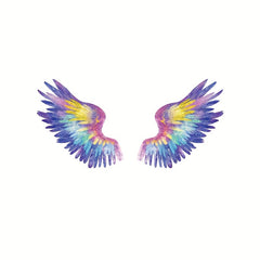 Fish Scale Wing Pearl Eye Corner Face Tattoo Sticker Glitter Eye Patch