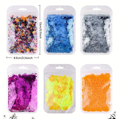 Halloween Glitter 3D Holographic Nail Art Decoration