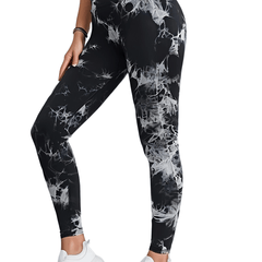 Tie Dye Yoga Workout Pants for Women