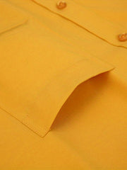 Men's Formal Button Up Shirt with Chest Pocket