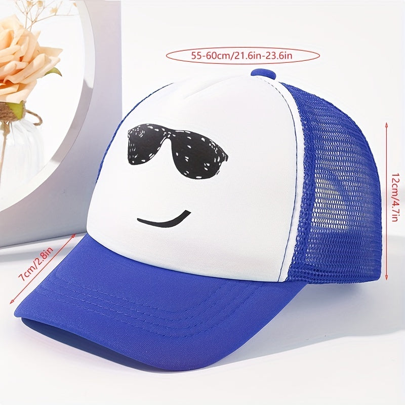 Sunglasses Printed Baseball Cap Sunshade Trucker Hat