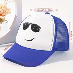 Sunglasses Printed Baseball Cap Sunshade Trucker Hat