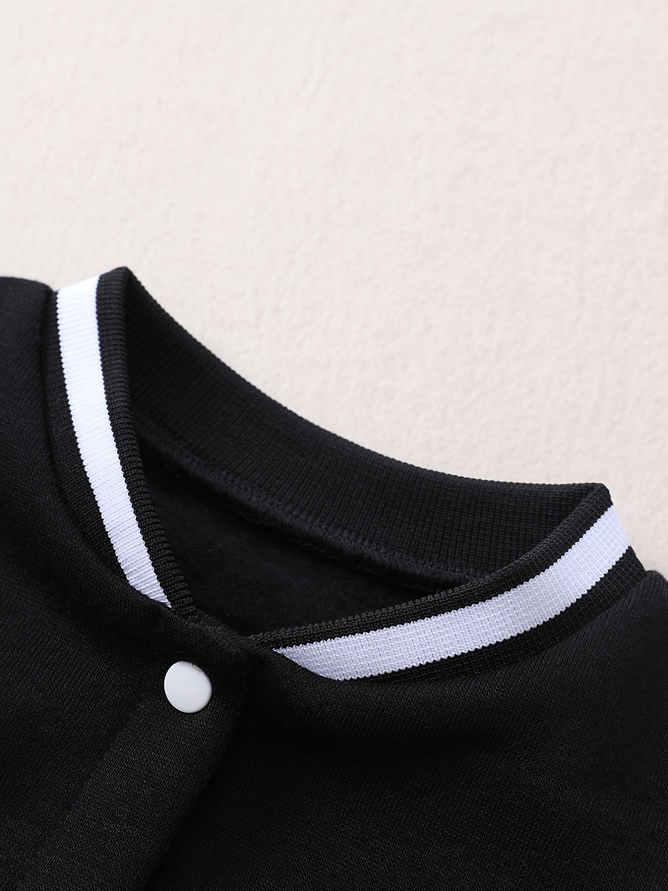 Baby Stand Collar Baseball Jacket Sweatshirt Coat