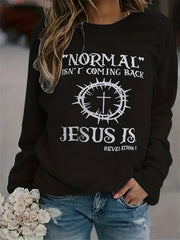 Women's Warm Fleece Sports Sweatshirts Long Sleeve Round Neck Pullover