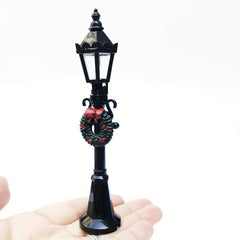 3pcs Dollhouse 1:12 Scale Street Lights Pathway Lamppost Lamp Model