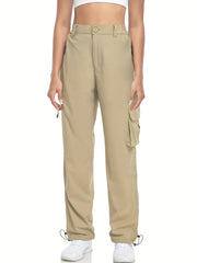 Women's Loose Outdoor Sports Pants Quick drying Thin pocket