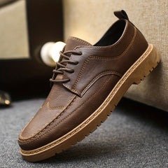 Men's Derby Shoes Brogue Lace-up Front Business Formal