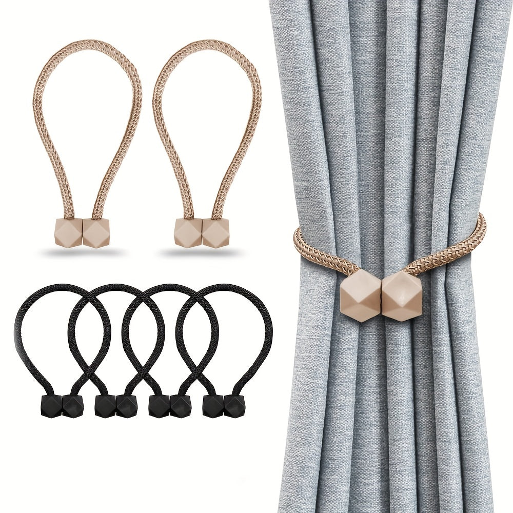 2pcs Curtain Ties Magnets Curtain Tieback For Bedroom Living Room