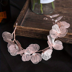 Bridal Flower Headpiece for Wedding Updo Hair Styling