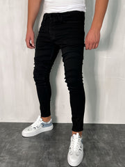 Raw Trim Denim Shorts Mens Casual Mid Stretch Denim Shorts