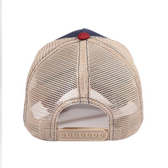 Colorblock Baseball Cap Mesh Breathable Sunshade Peaked Cap