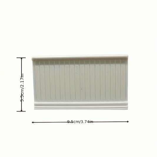 1:12 Scale Mini Wall Paneling Model 3D Stereo Wall Decal for Dollhouse