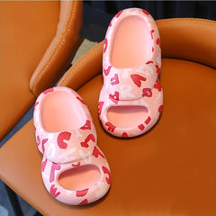 JIAGEYA Open Toe Slippers Girls Lightweight Indoor Bathroom Bedroom