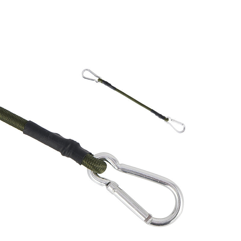 Strong Bungee Cords with Carabiner Hooks - Heavy Duty Elastic Rope for Tent
