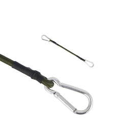 Strong Bungee Cords with Carabiner Hooks - Heavy Duty Elastic Rope for Tent