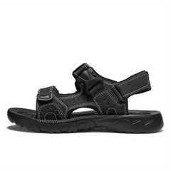 Men's Adjustable Hook & Loop Strap Sandals