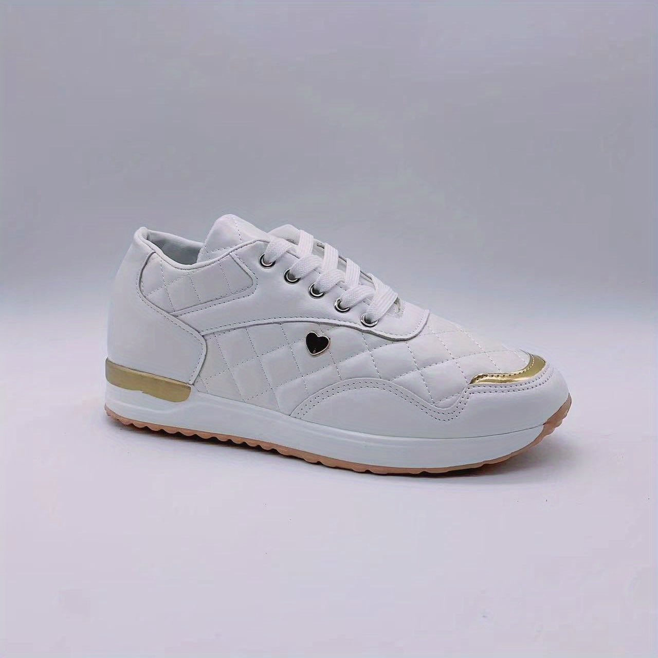 Women's Quilted Low Top Sneakers Outdoor Non Slip Shoes