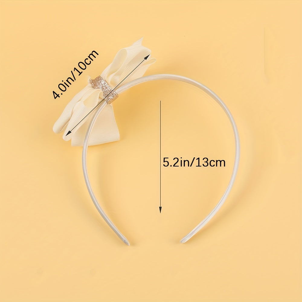 Girls Bowknot Headband Hair Accessories for Party Gift Daily Life