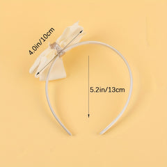 Girls Bowknot Headband Hair Accessories for Party Gift Daily Life