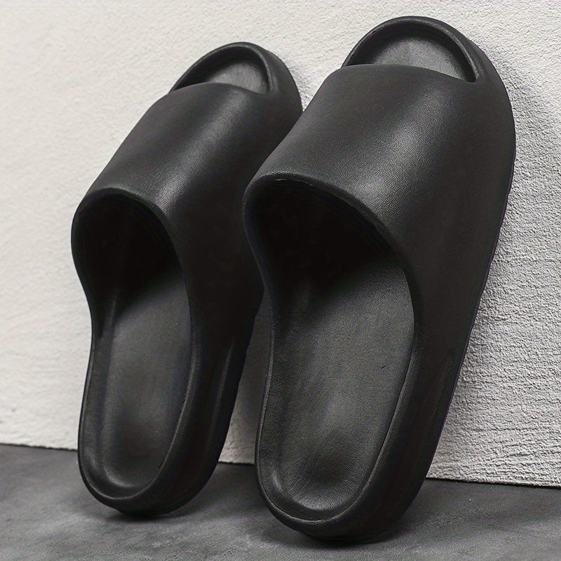 Men's Non Slip Platform Slides Comfortable Cloud Slides For Indoor Outdoor