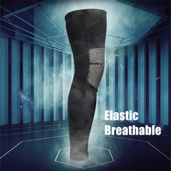 Breathable Elastic Basketball Knee Pad Brace Sleeve For Men and Women
