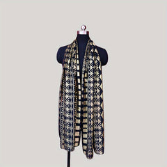 Vintage Chiffon Cape Oversized Scarf Classic Shawl Hijab Turban