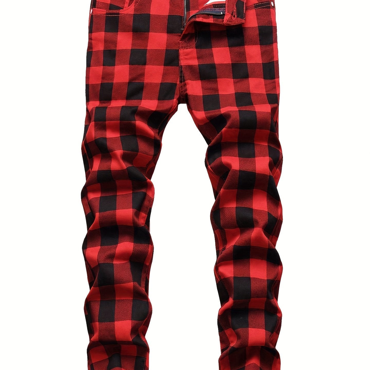Men's Allover Print Cotton Jeans - Spring/Summer