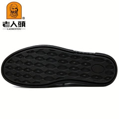 LAORENTOU Men's Leather Loafer Shoes Spring Summer