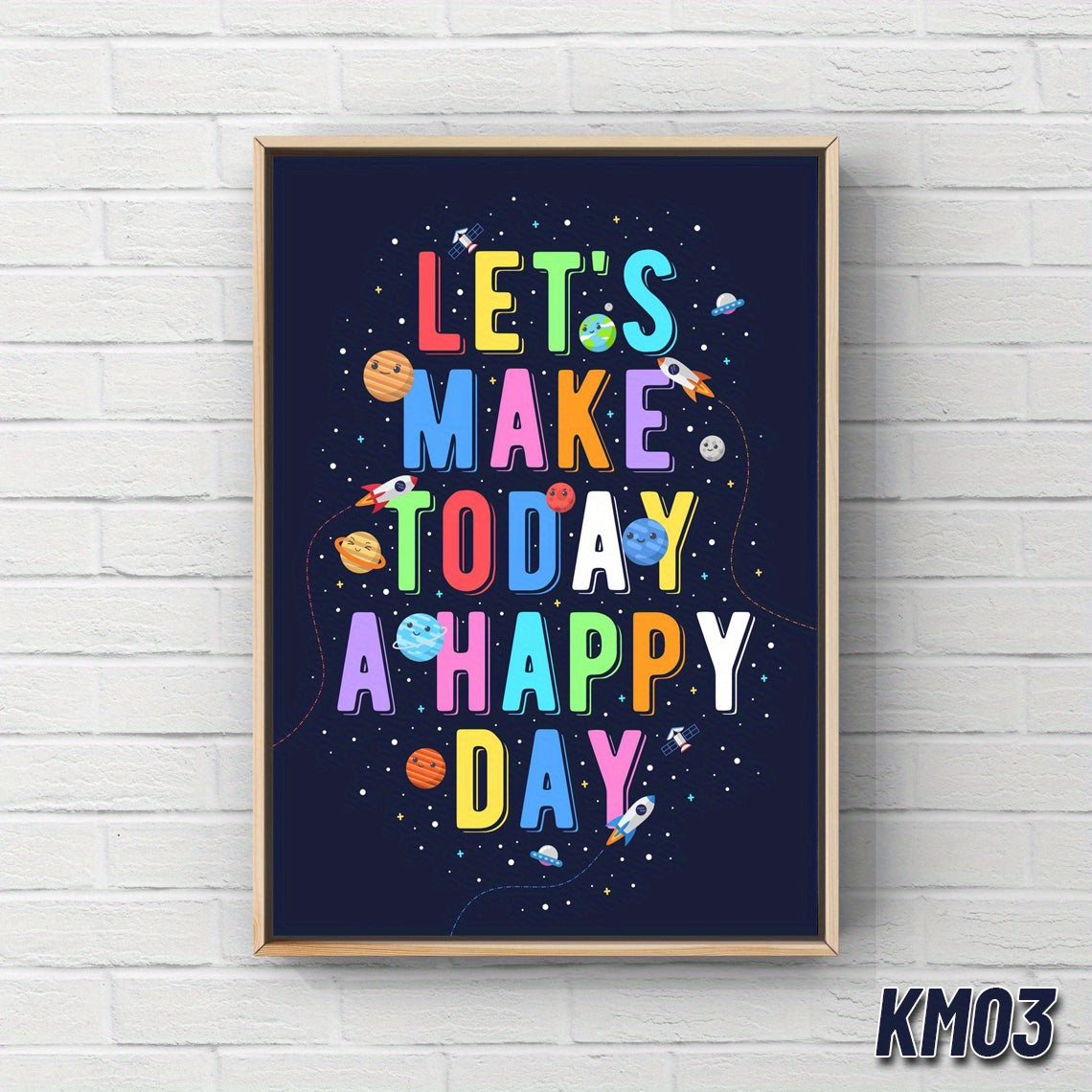 Outer Space Poster for Kids Room Decor