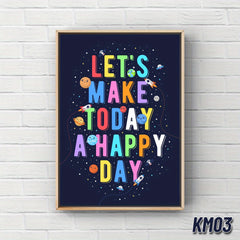 Outer Space Poster for Kids Room Decor