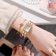 Women's Square Quartz Watch Party Holiday Gift