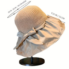 Foldable Bucket Hat Sunscreen Fisherman Hat Outdoor Travel Beach Hat