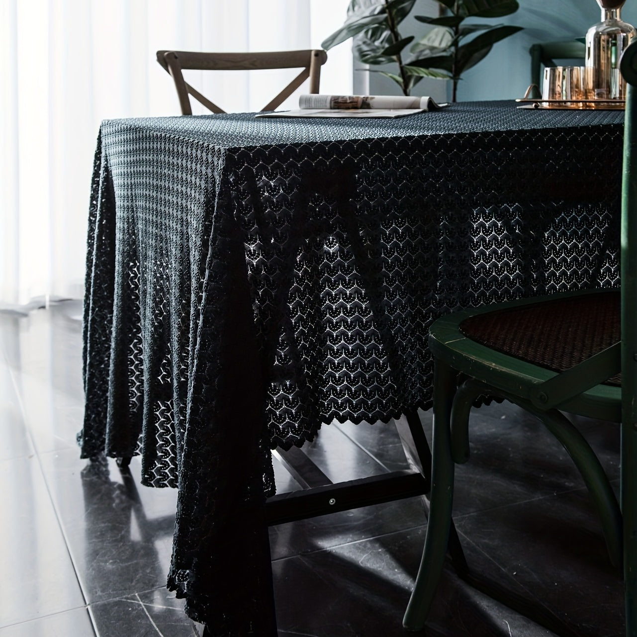Vintage Lace Tablecloth French Style