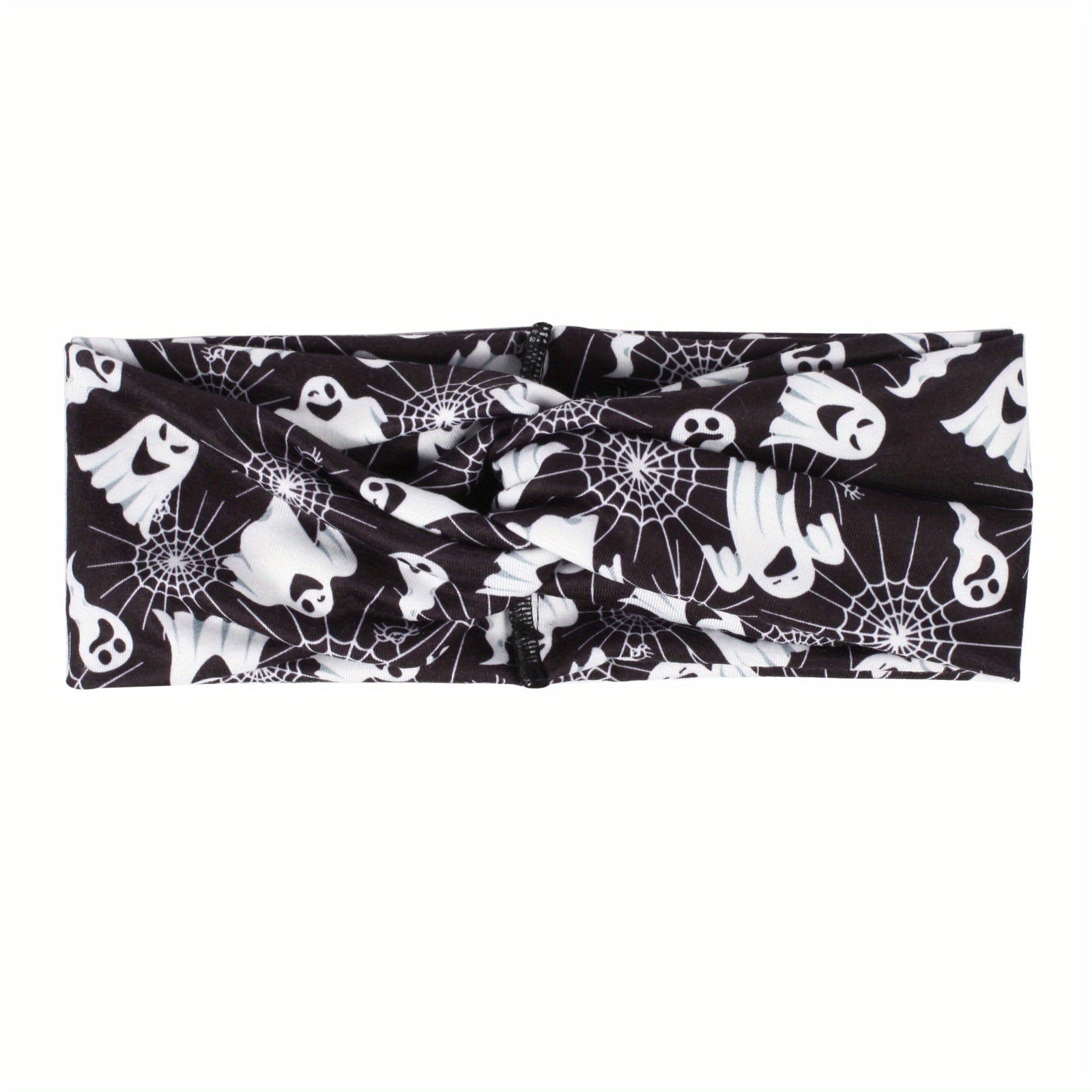 Pumpkin Ghost Pattern Headband Halloween Hairband