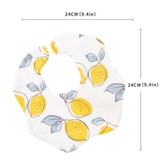 6-Layer Cotton Muslin Petal Bib for Babies