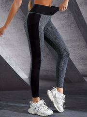 Soft Wide Waist Yoga Leggings Breathable Sports Tight Pants