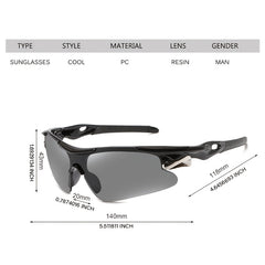Night Vision Windproof Sunglasses for Outdoor Sports