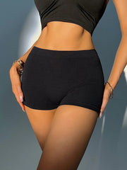 3 Seamless Boyshort Panties Stretch Ribbed Lingerie