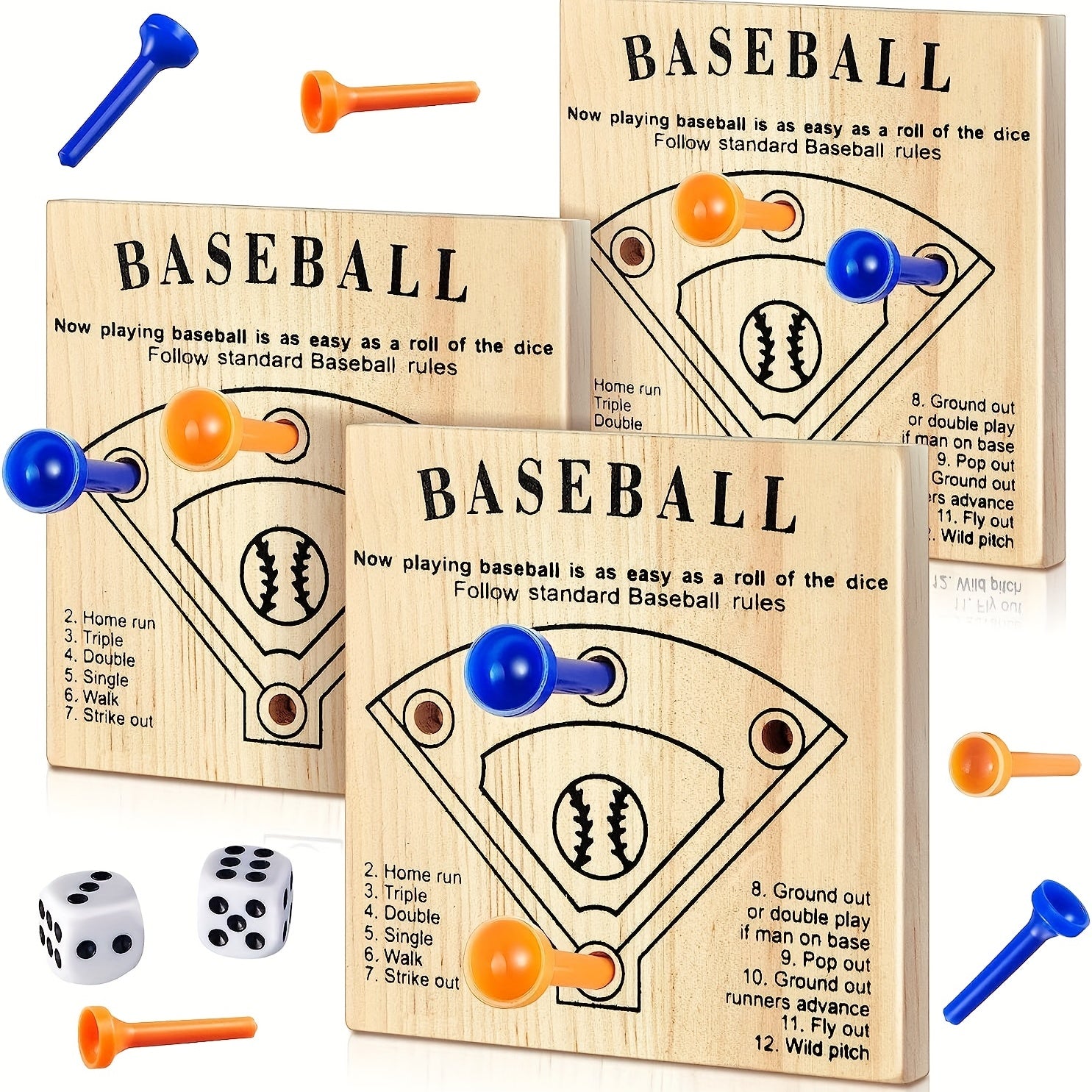 Wooden Triangle Peg Games - Family Board Game - Travel Games