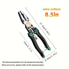 Nine in 1 Multifunctional Pliers Wire Stripper Crimping Terminal Cutter