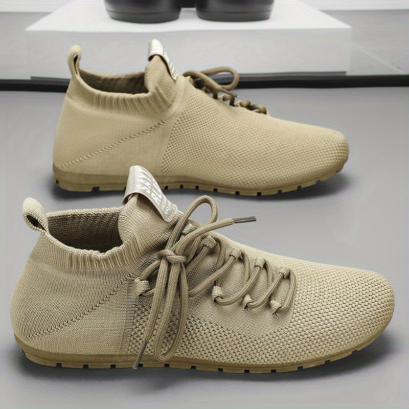 Men's Slip on Sock Sneakers Odor resistant Athletic Shoes