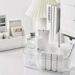Desktop Cosmetic Storage Box Plastic Drawer Skin Care Shelf Organizer