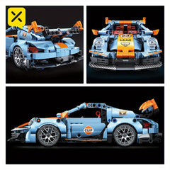 18Pcs Sports Car Shape 3D Building Block Assembly Set