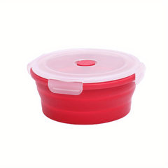 Leakproof Silicone Insulated Lunch Box Collapsible Bento Box for Office Workers