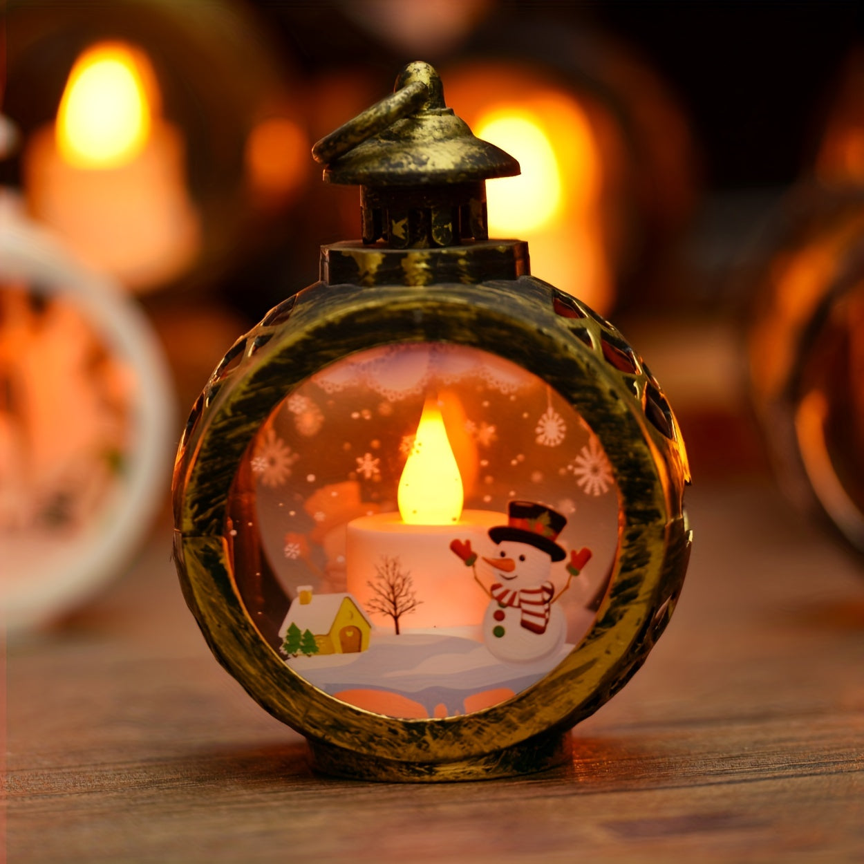 Portable LED Swinging Wind Lamp for Home Decoration