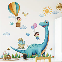 Butterfly Dinosaur Flower Wall Decal Vinyl Mural Art