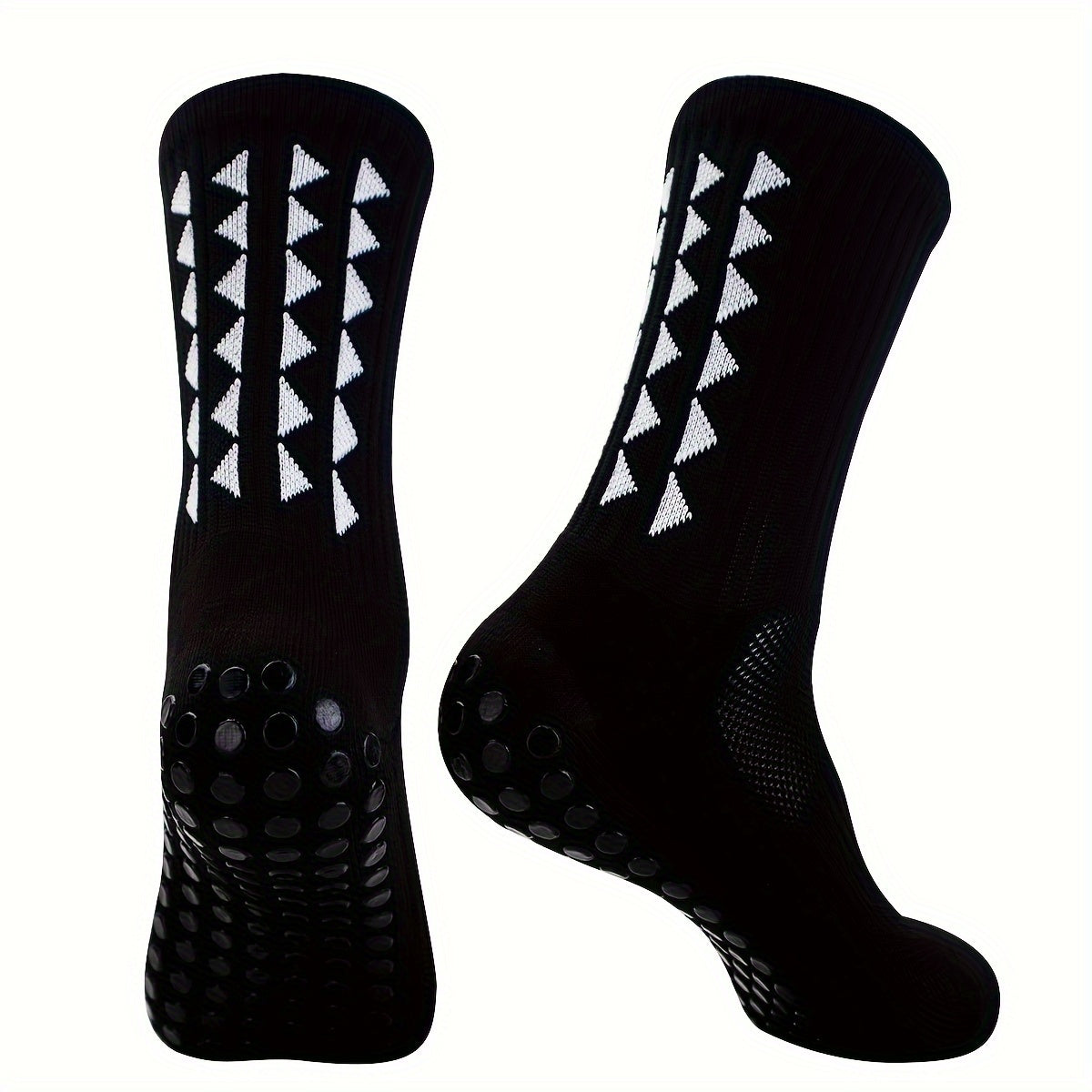 Men's Mid Crew Sport Socks Non Slip Shock Absorption