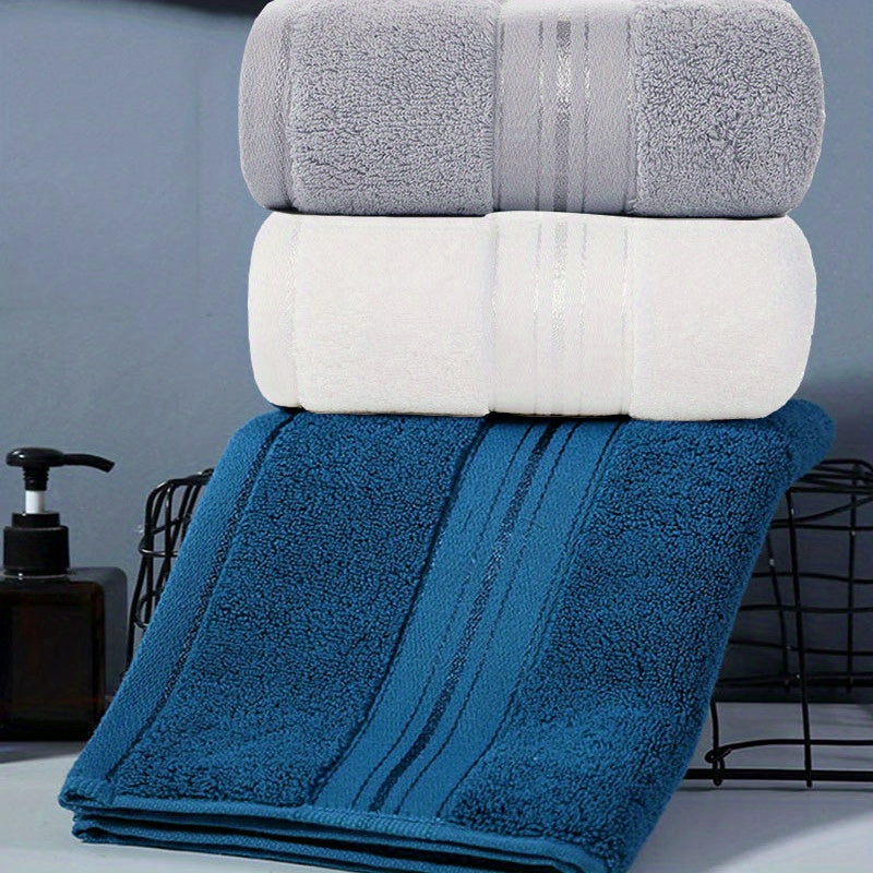 High Cotton Towel Set - Soft, Strong, Absorbent - Grey, Pink