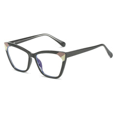 TR90 Plain Eyeglasses Holder Large Frame Slim Lightweight Myopia Frame